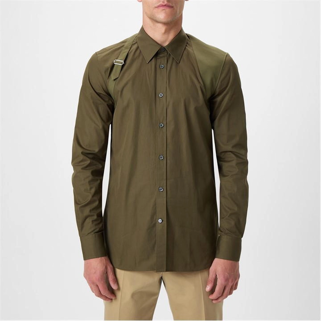 Alexander McQueen Military Harness Shirt - Green